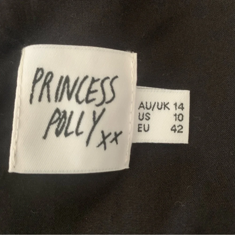Princess Polly Black Molina Mini Dress Size 10 - Picture 11 of 13